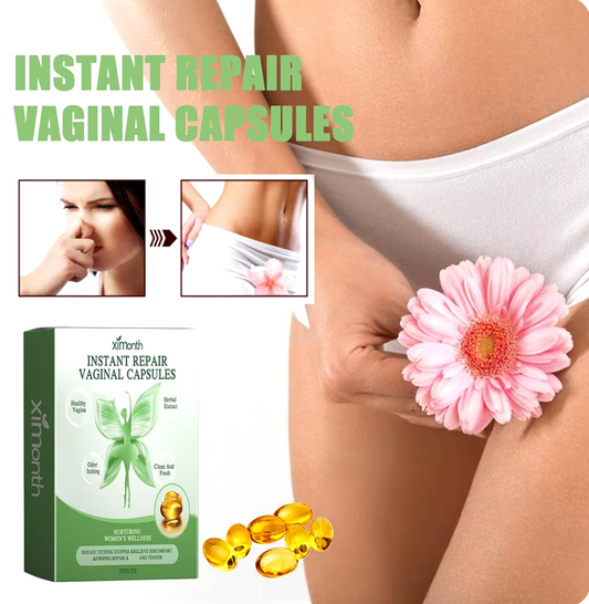 XIMONTH Vaginal Capsule - Vagina Tightening, Shrink, Odor Elimination, Anti-Itching, Bacteriostasis Yam Detox - 7 pcs Capsule