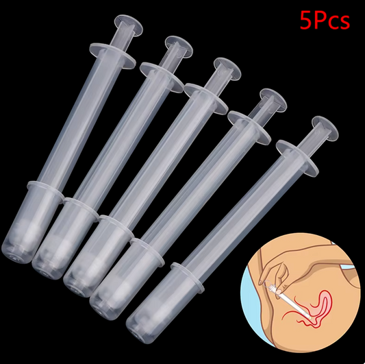 Anti-Infection Vaginal Applicator - Safely Insert Medications, Moisturizers, Capsules and All Medical Products into the Vagina 5 Pcs/Set