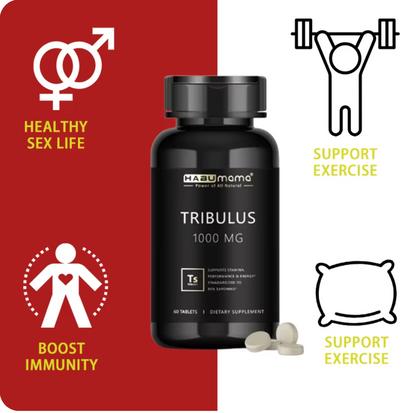 HABUMAMA Top-Performing Energy Supplements with Tribulus Terrestris - Boosts Energy, Increases Sexual Desire and Performance