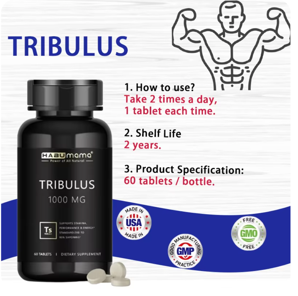 HABUMAMA Top-Performing Energy Supplements with Tribulus Terrestris - Boosts Energy, Increases Sexual Desire and Performance