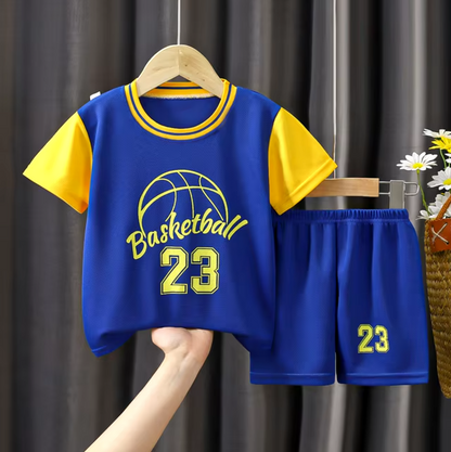 New 2024-25 American Basketball, Boston, Bulls, Rockets, Golden State Kids Jersey and Shorts Set