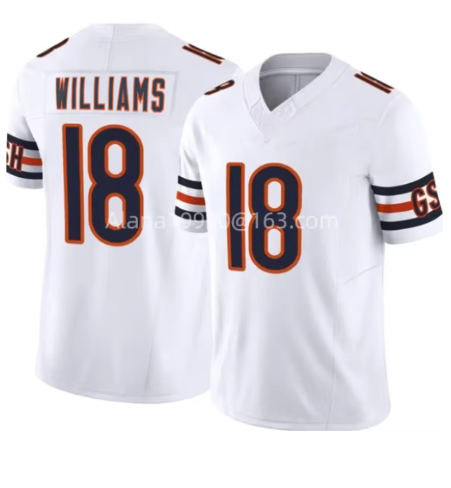 NFL Chicago Bears Custom and Williams Jerseys - Men, Women, Youth Quality Fabric Jersey