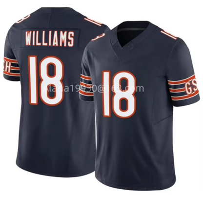 NFL Chicago Bears Custom and Williams Jerseys - Men, Women, Youth Quality Fabric Jersey