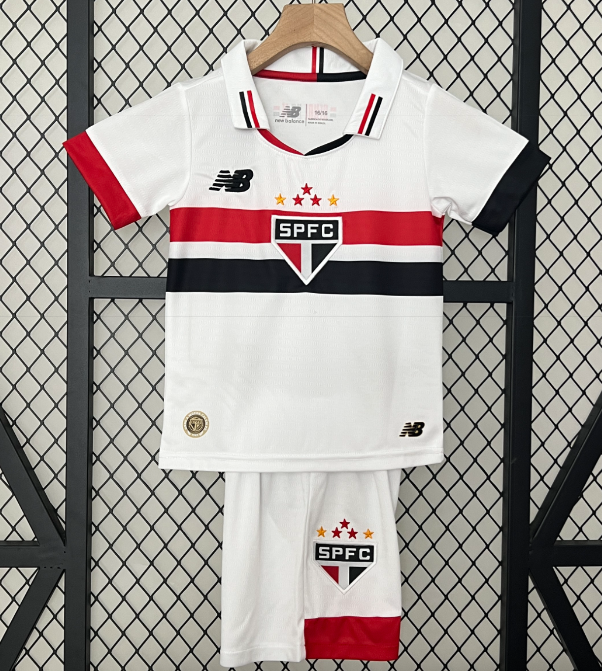 2024-25 Sao Paulo Home Kids Soccer Jersey