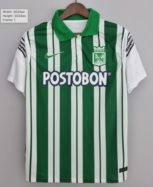 2024-25  Atletico Nacional Home Player Soccer Jersey