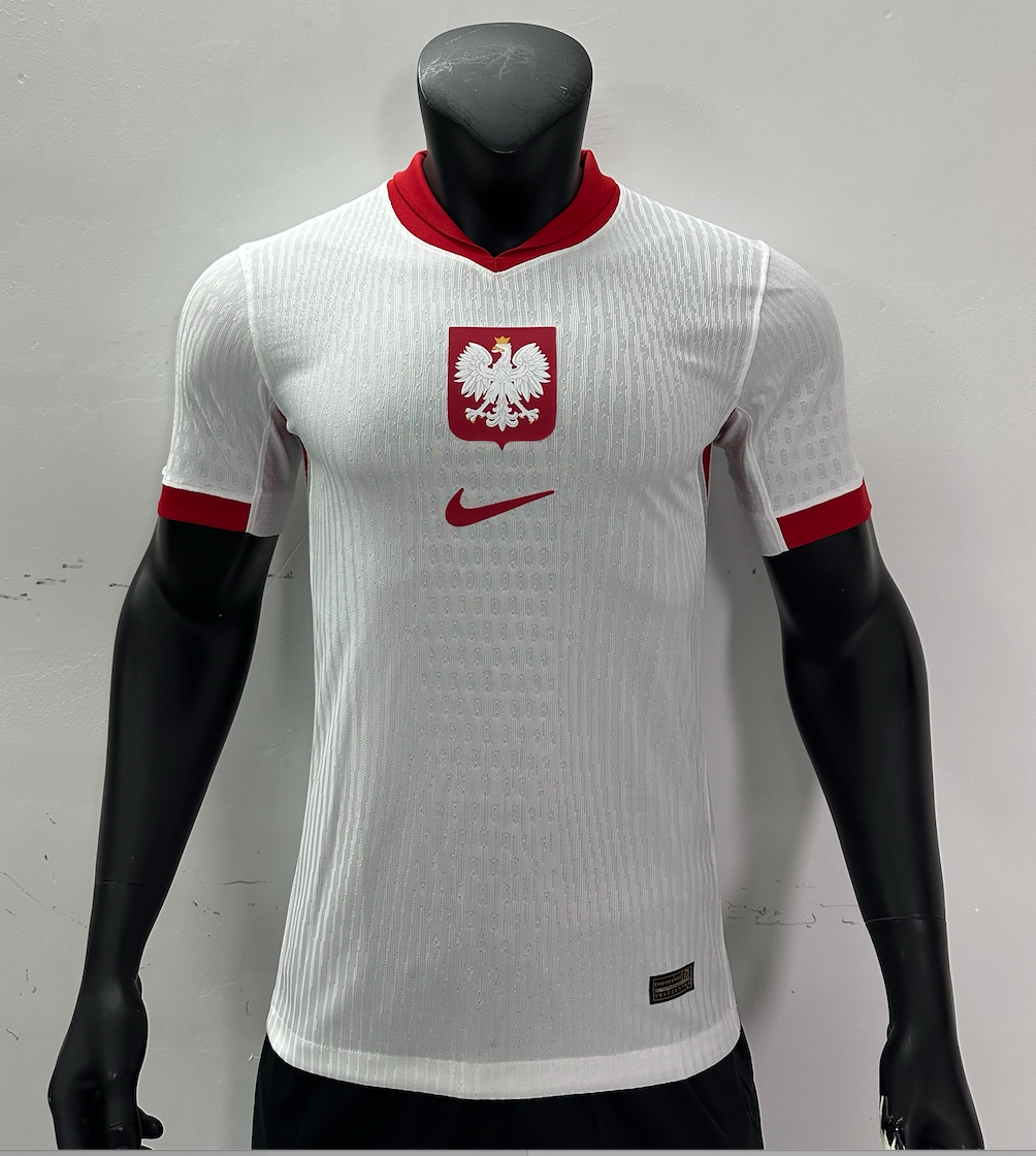 2024-25 Poland Home Player Version Soccer Jersey