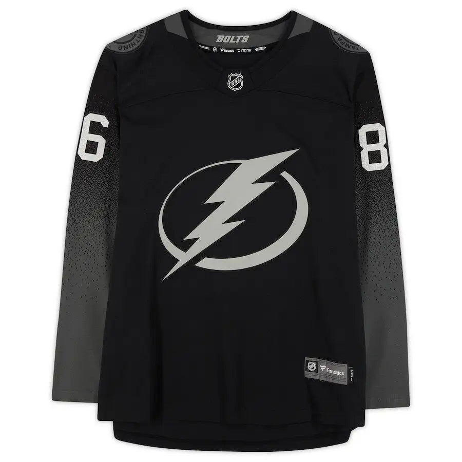 Camiseta negra Tampa Bay Lightning Nikita Kucherov para hombre