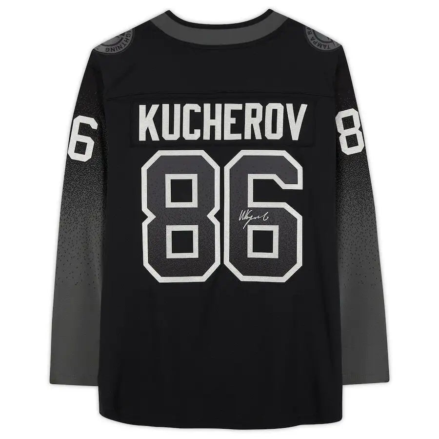 Men's Tampa Bay Lightning Nikita Kucherov Black Jersey