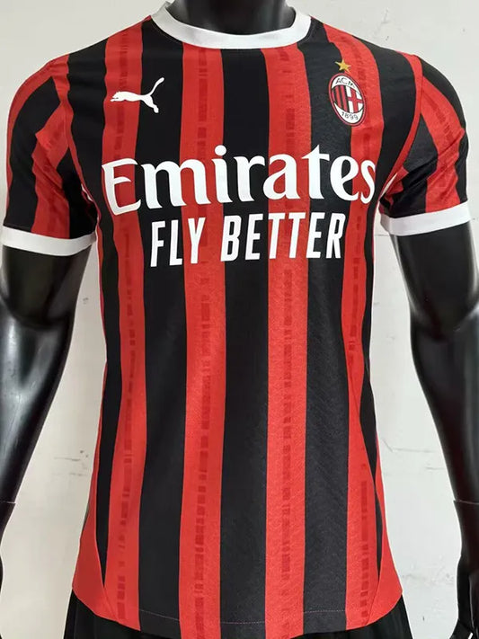 2024-25 AC Milan Home Player Version Soccer Jersey