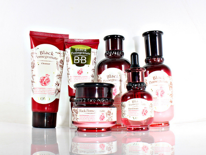 VOVO BLACK Pomegranate Moisturizing & Softening Skincare - Pomegranate Juice, Pomegranate Milk, Pomegranate Cream, Pomegranate Serum, Pomegranate Eye Cream, Pomegranate Cleanser