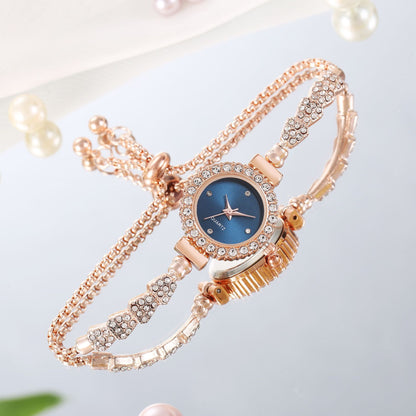 Reloj de cuarzo para mujer con pulsera ajustable