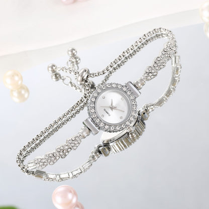 Reloj de cuarzo para mujer con pulsera ajustable