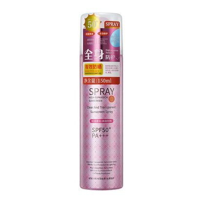 Spray protector solar blanqueador MOXIE GIRLZ con protección doble UVA/UVB para adultos y niños, 150 ml, FPS 50+