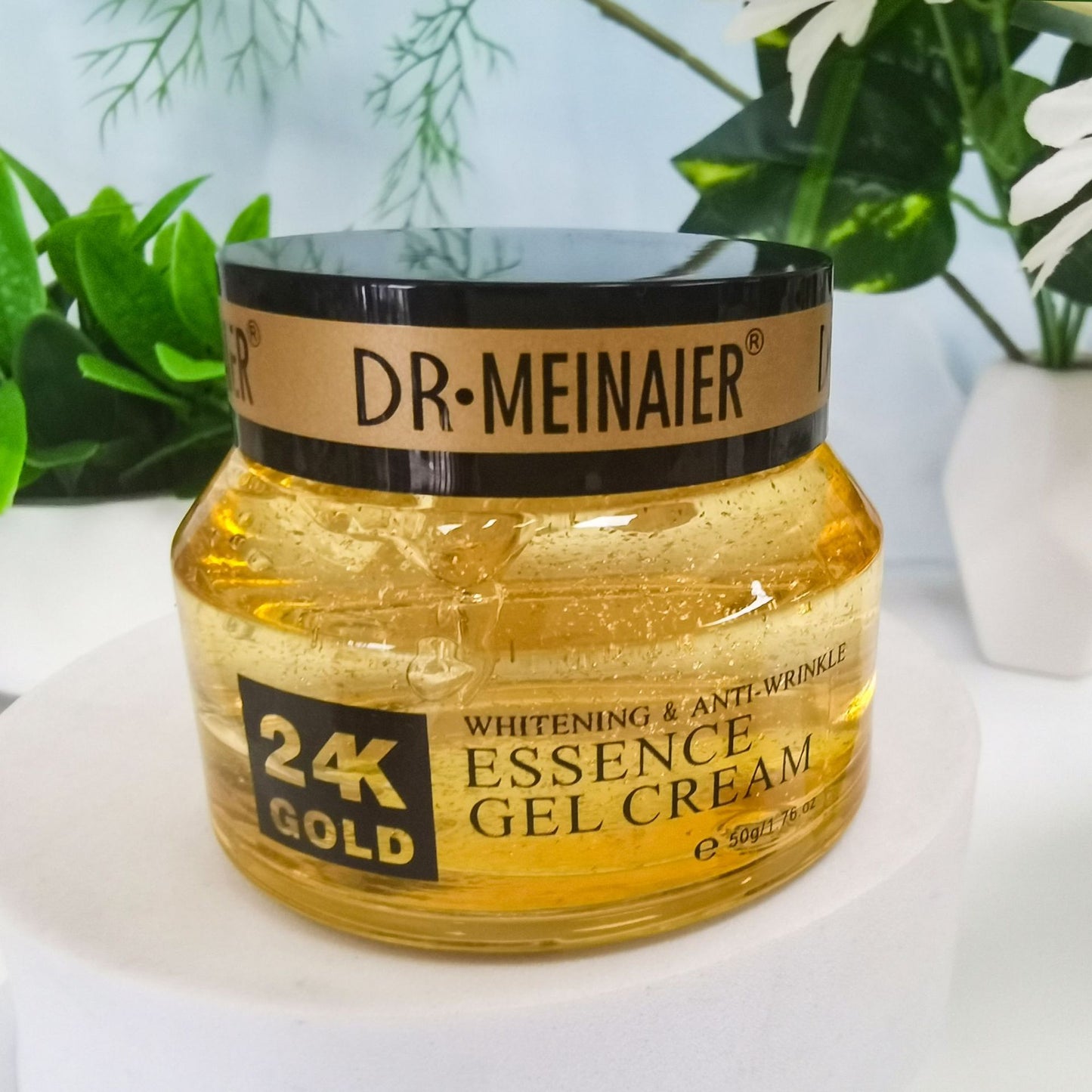 Crema facial hidratante antienvejecimiento y reductora de arrugas con oro de 24 quilates del Dr. MEINAIER