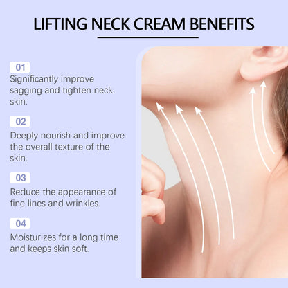 WIYUN Neck Lifting and Firming Nourishing Moisturizer Anti-Wrinkle Massage Cream