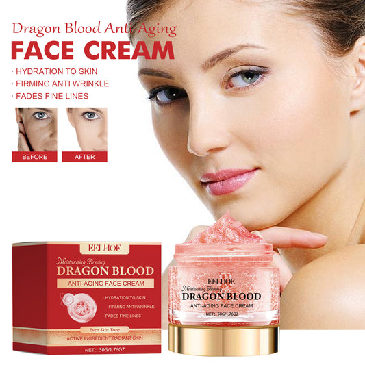 EELHOE Dragon's Blood Moisturizing Face Cream, Wrinkle Reducer, Sensitive Pore Cream 50g