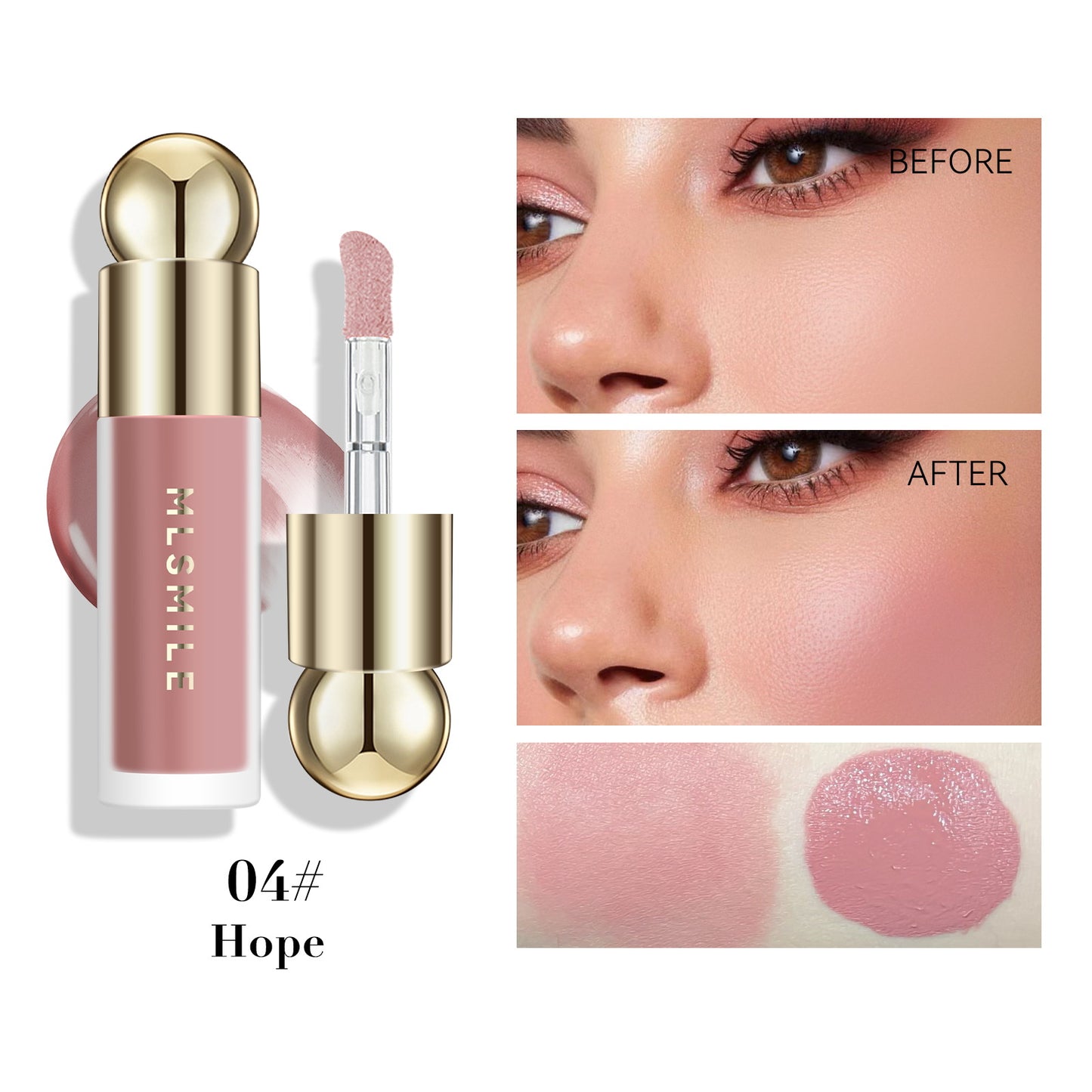 Blush, humectante 2 en 1 para labios y mejillas