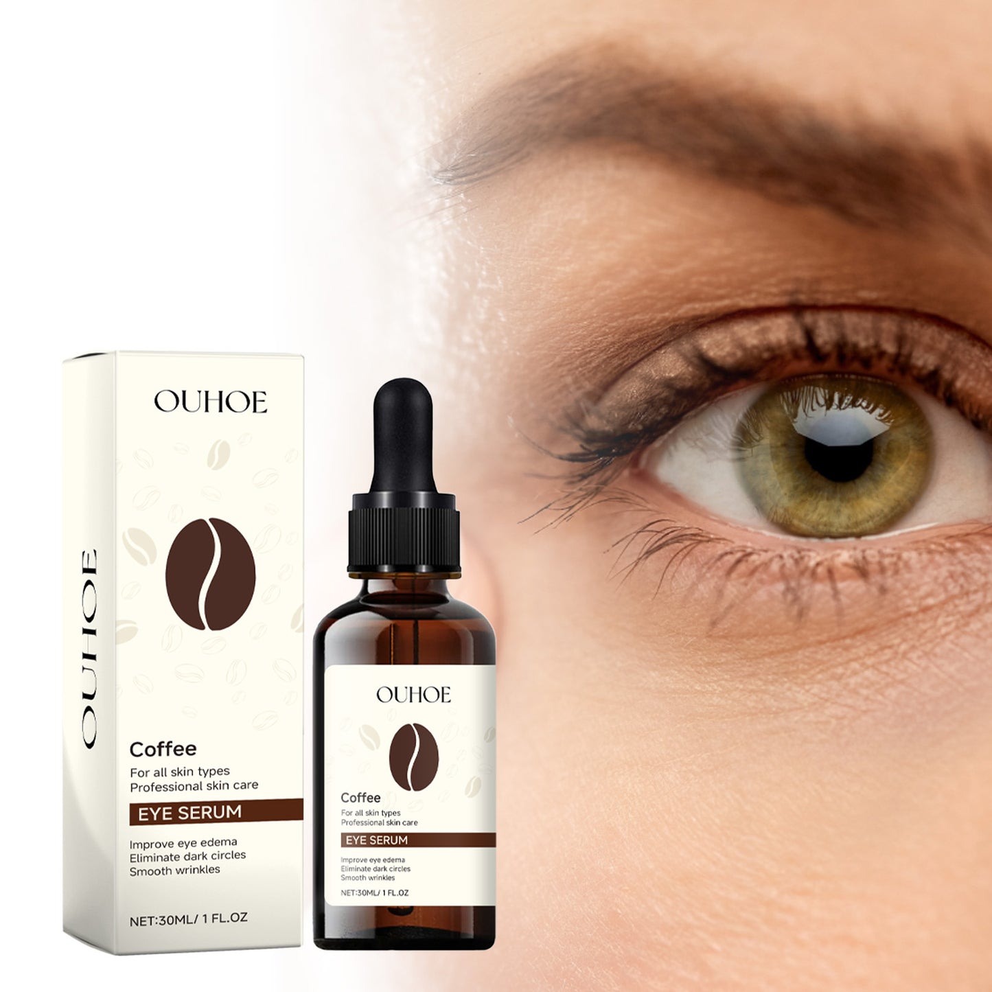 OUHOE Eye Wrinkle Reducing Moisturizer Skin Hydrating Lotion