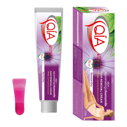 Crema depilatoria suave para axilas, zona genital, piernas, brazos y manos QIO