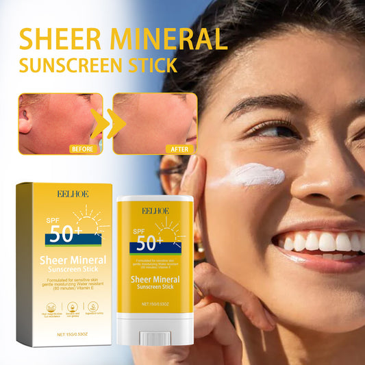 EELHOE UVA/UVB Mineral Protection Hyaluronic Acid Moisturizing Refreshing Oil-Free Stick Sunscreen SPF 50+ Buy 3 Pay For 2