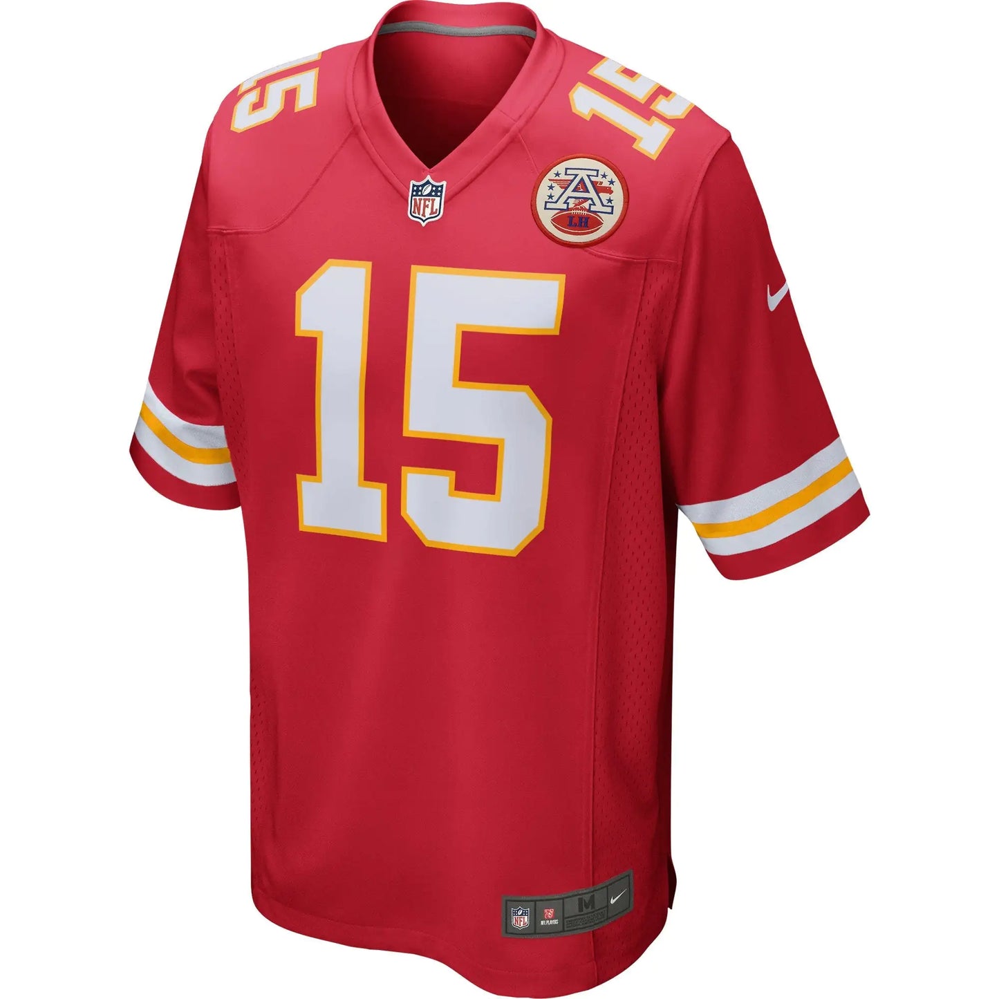 Camiseta de juego juvenil de Patrick Mahomes de los Kansas City Chiefs en color rojo