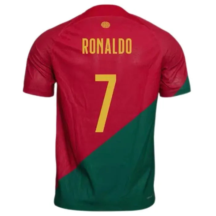 Ronaldo #7 Portugal Home Fans Soccer Jersey