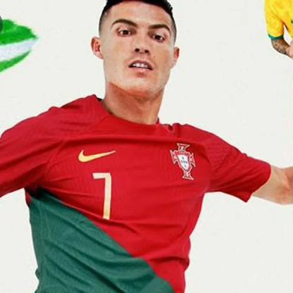 Ronaldo #7 Portugal Home Fans Soccer Jersey