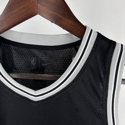 2024/25 Spurs WEMBANYAMA # 1 Black Kids NBA Jersey