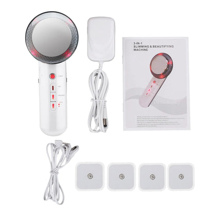 6-in-1 EMS Body Slimming Massager: RF Ultrasonic Cavitation & Anti-Cellulite Fat Burner