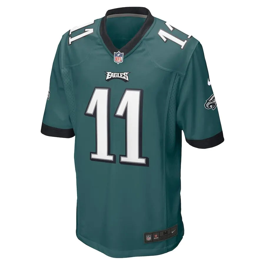 Camiseta verde medianoche de AJ Brown de los Philadelphia Eagles para hombre