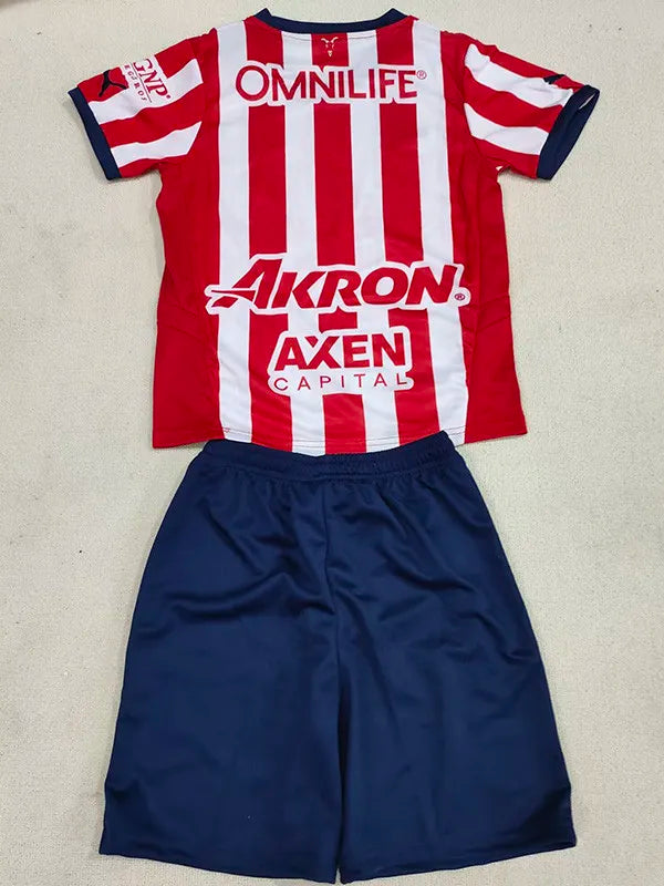 2024-25 Chivas Home Kids Soccer Jersey