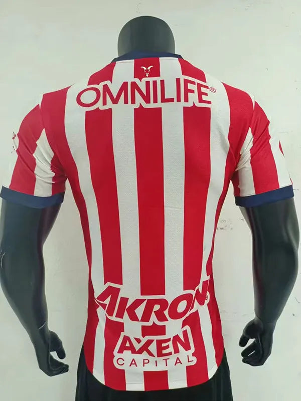 2024-25  Chivas Home Player Version Soccer Jersey