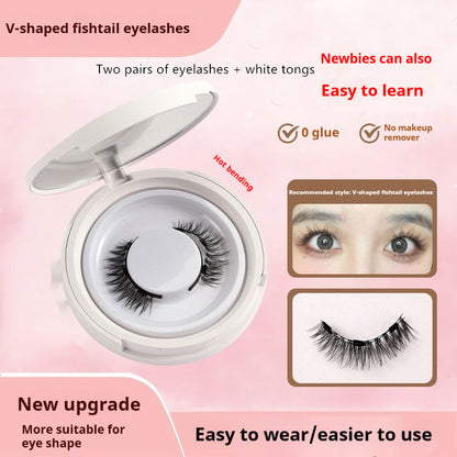 Magnetic Attraction False Eyelashes with Magnetic Clip for a Natural Look