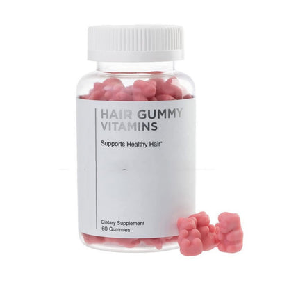 Composite Biotin Gummies, Hair Gummy Vitamins - Supports Hair Growth, Strengthens, Adds Shine and Vitality