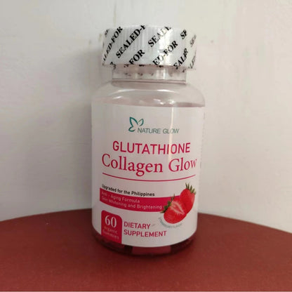 Glutathione Collagen - Antioxidant Protection, Age-Delaying, Skin Care Supporting Organic Supplement FDA Approved