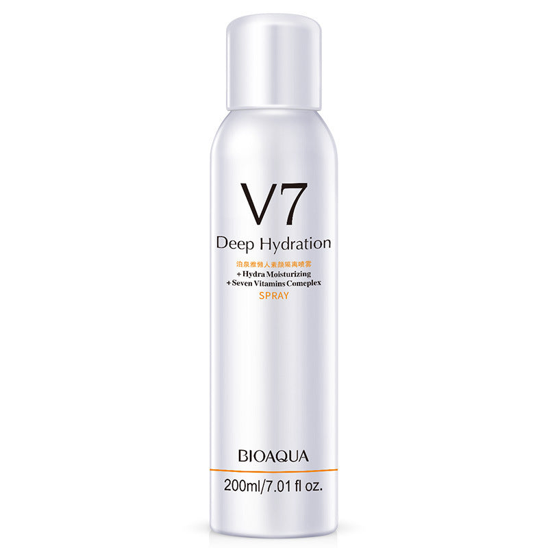 Crema en spray hidratante con complejo protector solar blanqueador y corrector BIOAQUA V7 de 200 ml