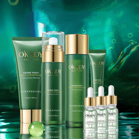 OKADY Herbal Skin Care Product Set - Water Lotion Moisturizer Full Set