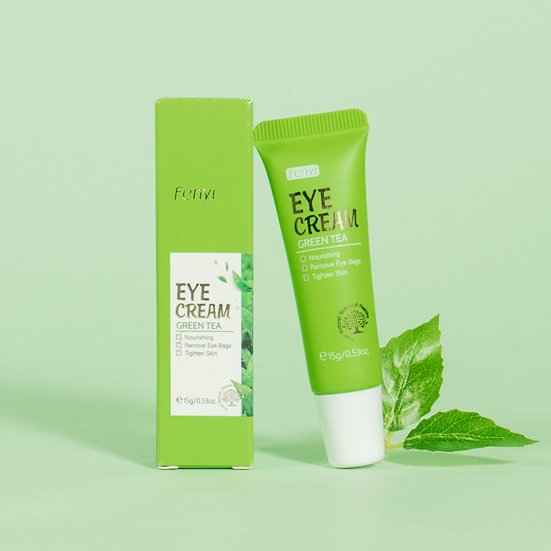 Crema para ojos antiarrugas con té verde de FENYI Korean Cosmetics