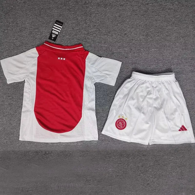 2024-25 Ajax Home Kids Soccer Jersey Suit