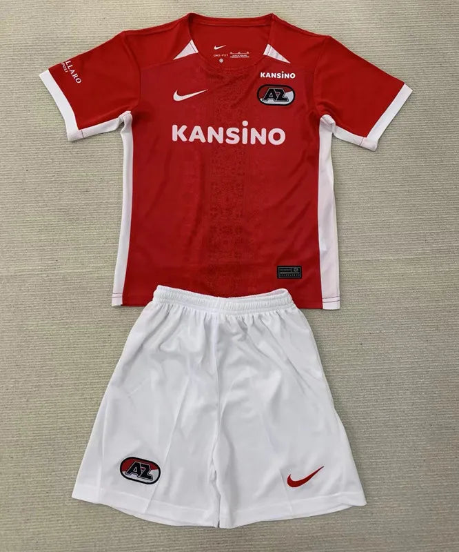 2024-25 AZ Alkmaar Home Kids Soccer Jersey