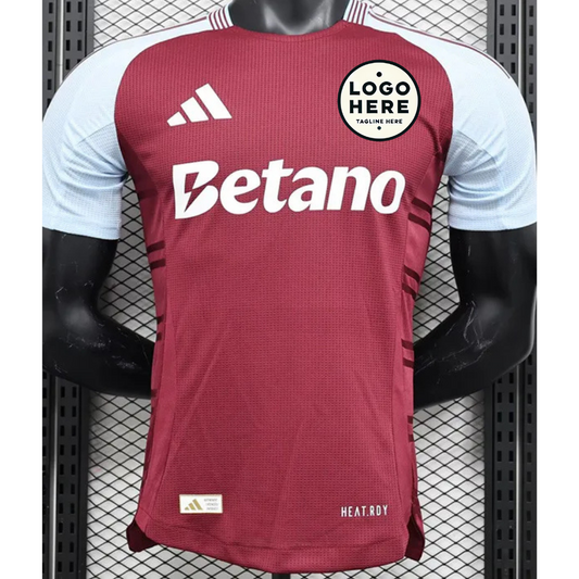 2024-25 Aston Villa Home Player Version Soccer Jersey