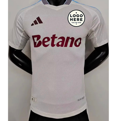 2024-25 Aston Villa Away Player Version Soccer Jersey