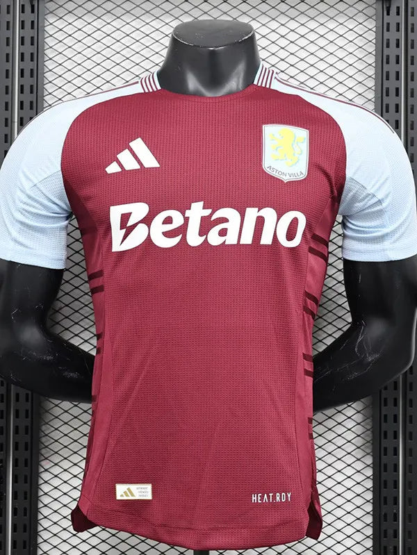 2024-25 Aston Villa Home Player Version Soccer Jersey