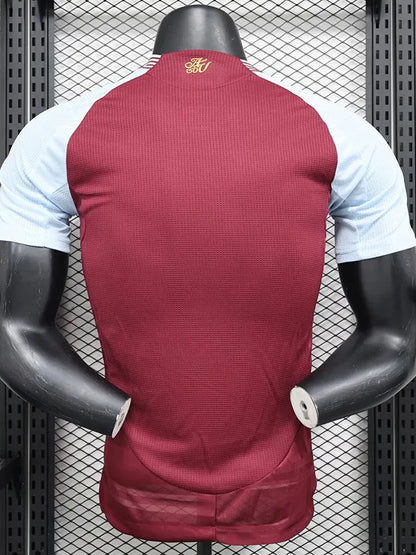 2024-25 Aston Villa Home Player Version Soccer Jersey