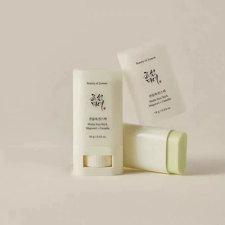 BEAUTY OF JOSEON Korean UV Protection Moisturizing Repair Face Skin Protector Stick Sun Cream SPF50+ PA+++ - Beauty of Joseon Matte Sun Stick: Mugwort + Camelia SPF 50+ PA++++