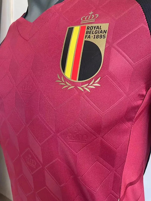 2024-25 Belgium Home Player Version Soccer Jersey