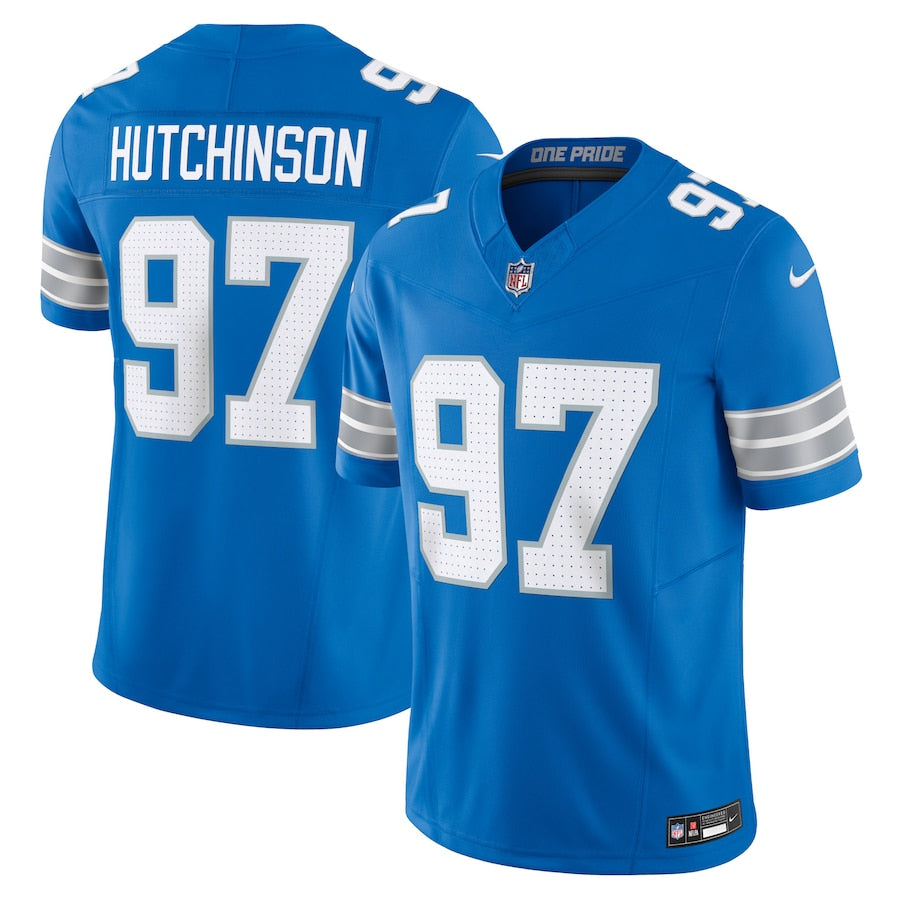 Detroit Lions NFL Jerseys - Jared Goff, Gibbs, Sanders, Williams, Laporta, Sewell, Hutchinson NFL Jersey