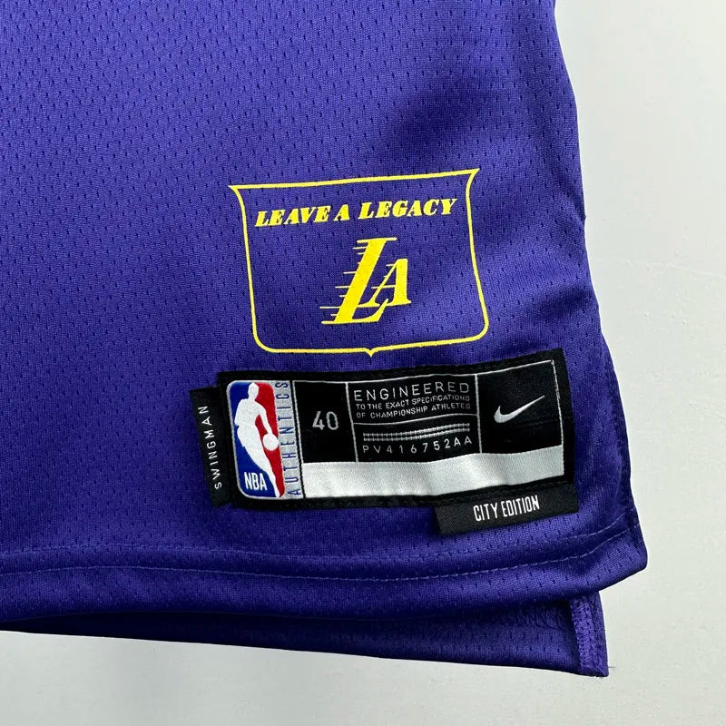 2024-25 LAKERS JAMES #6 Royal blue City Edition Top Quality Hot Pressing NBA Jersey