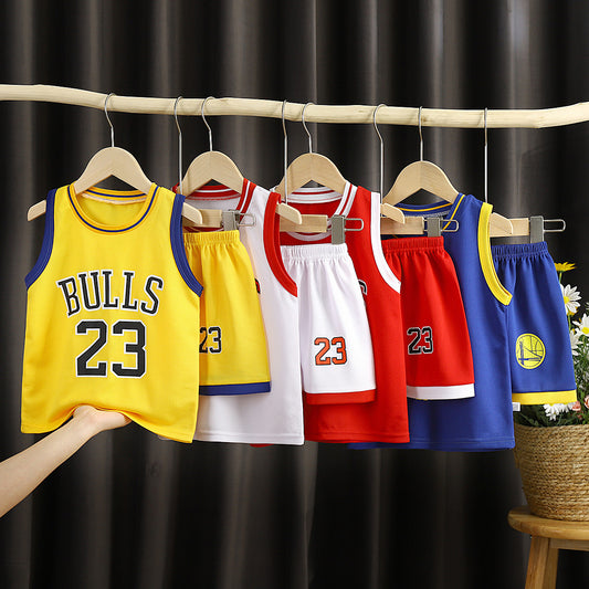 Two-Piece, Jersey and Shorts Kids' Basketball Uniform Set