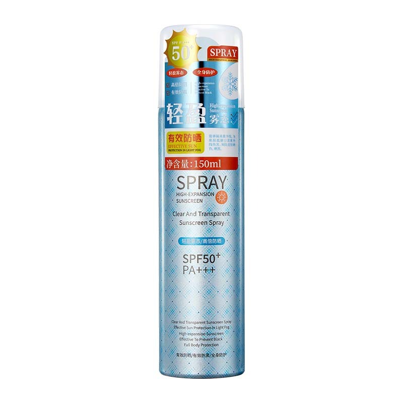 Spray protector solar blanqueador MOXIE GIRLZ con protección doble UVA/UVB para adultos y niños, 150 ml, FPS 50+